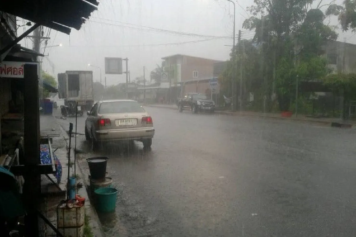 นราธิวาสเจอน้ำท่วมรอบ2หลังฝนตกหนักในพื้นที่