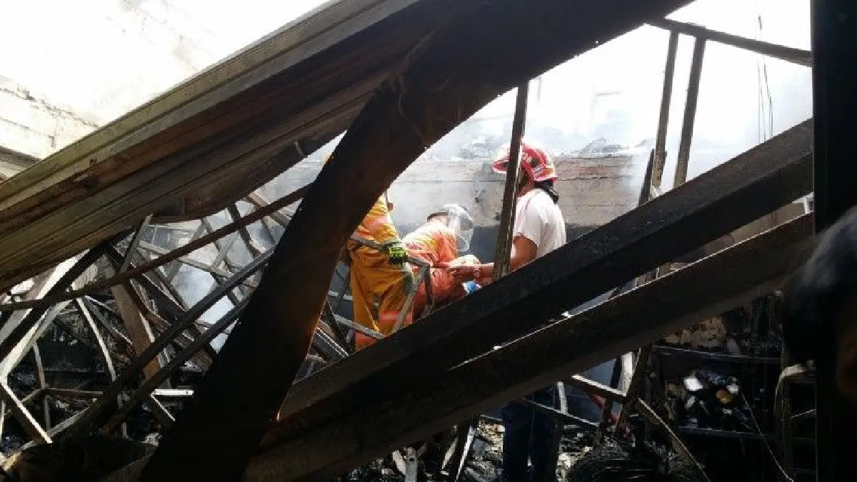 ไฟไหม้ตลาดโรงเกลือร้านค้าเสียหาย 2 คูหา