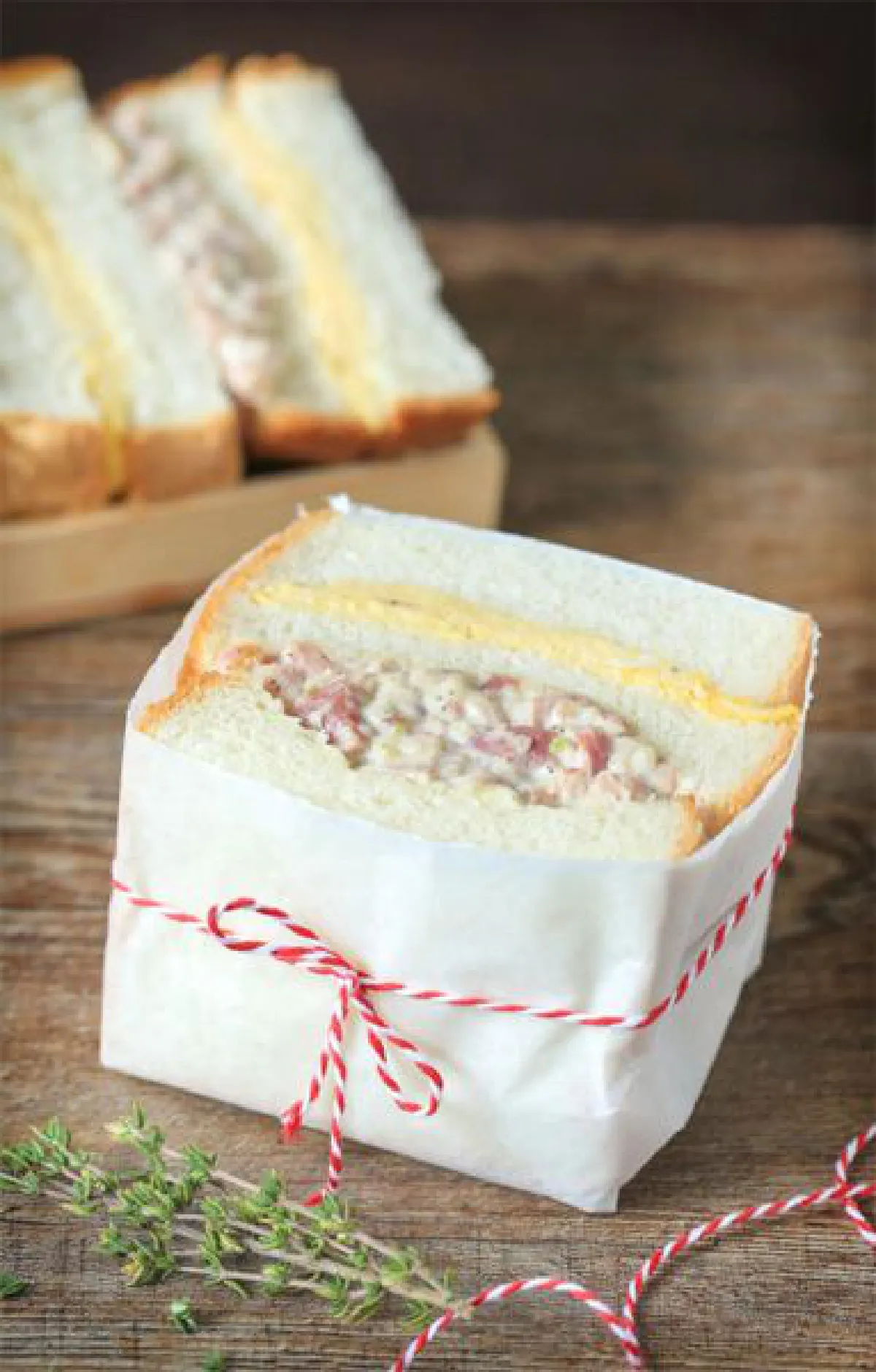 Cold Sandwich แซนด์วิชแฮมเฮิร์บออมเล็ต