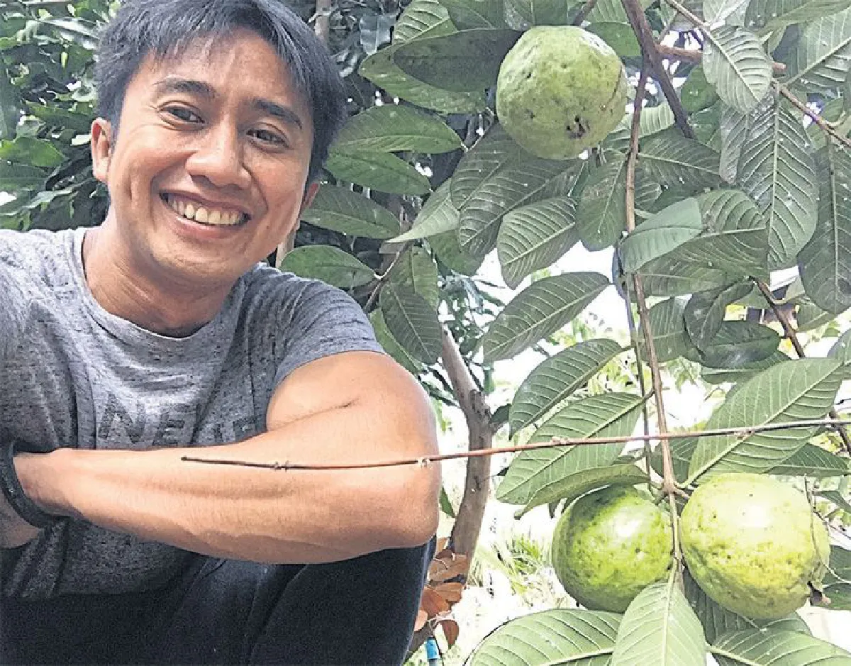 อนุวัต เฟื่องทองแดง  สุขสราญใจในสวนอินทรีย์