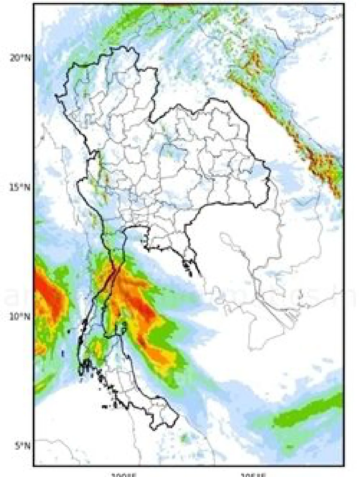 More rain today for South as deaths hit 19, Dramatic rescue in Krabi (Updated)