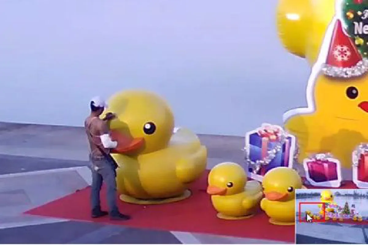 เทศบาลนครอุดรฯประกาศตามล่าหนุ่มมือบอนลงยันต์เป็ดเหลือง