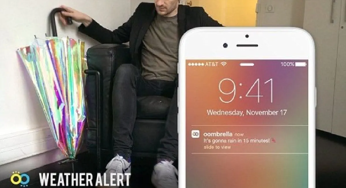 เบื่อมั้ยฝนตกทุกครั้งที่ไม่ได้เอาร่มมา? เชิญพบกับร่มอัจฉริยะที่บอกได้ว่าฝนจะตกเมื่อไหร่!