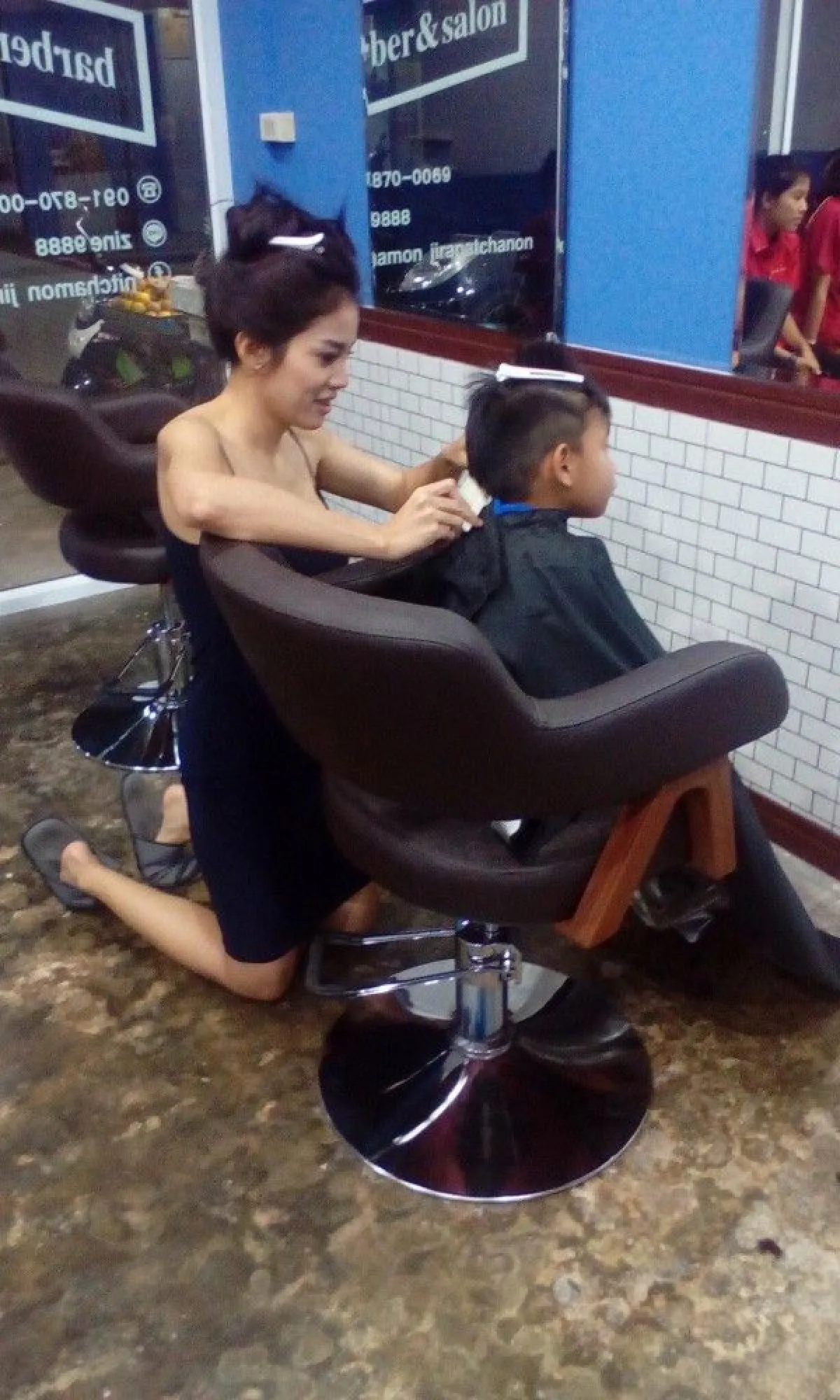 "รับประกันแม่บ้านอย่าห่วง" เปิดใจ "ทราย" เจ้าของบาร์เบอร์สุดฮอต