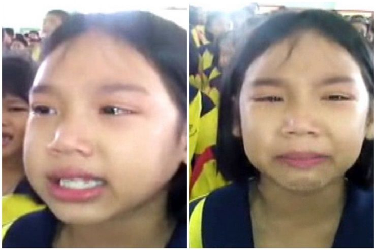 สุดซึ้ง!เด็กหญิง ป.1น้ำตาไหลอาบแก้มขณะร้องเพลง “ขอเป็นข้ารองบาททุกชาติไป” สุดซึ้ง!เด็กหญิง ป.1น้ำตาไหลอาบแก้มขณะร้องเพลง “ขอเป็นข้ารองบาททุกชาติไป”