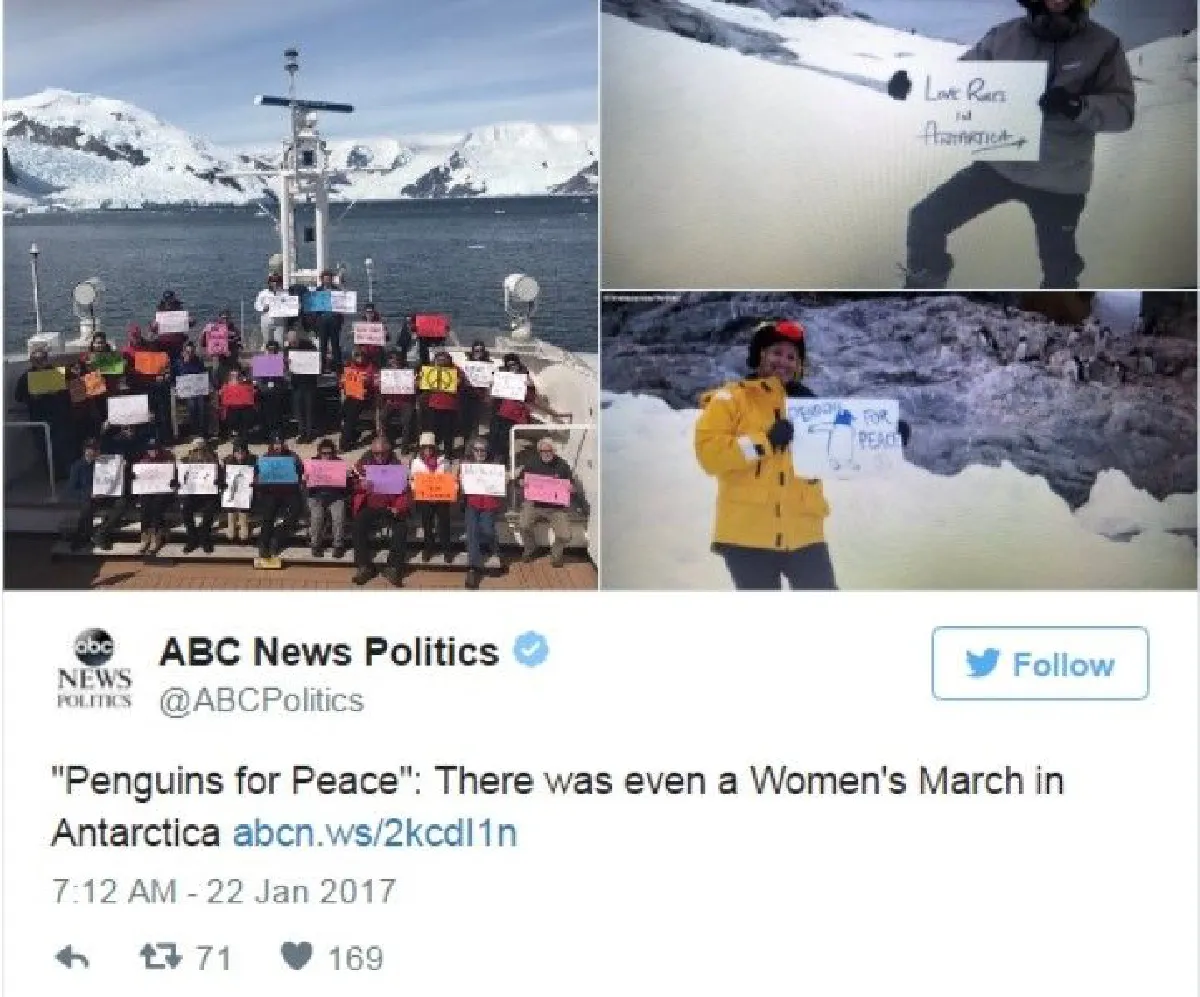 ผู้หญิงทั่วโลกลุกขึ้นประท้วง ต้านประธานาธิบดีทรัมป์