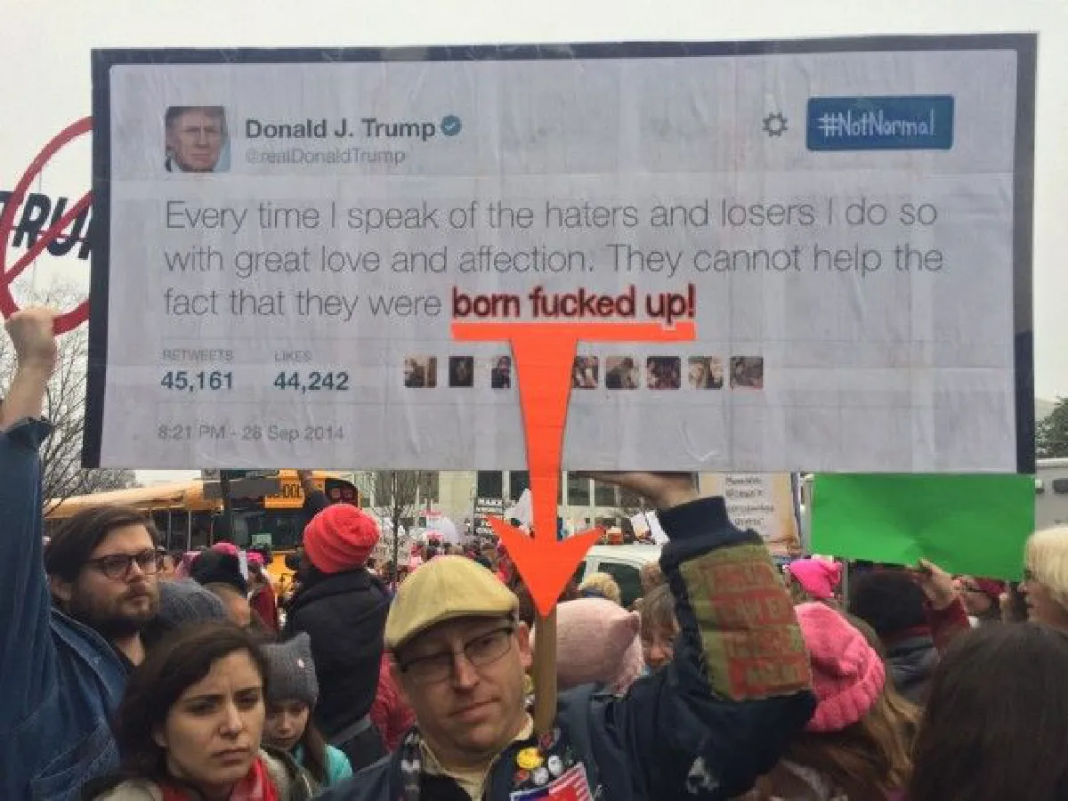 ผู้หญิงทั่วโลกลุกขึ้นประท้วง ต้านประธานาธิบดีทรัมป์