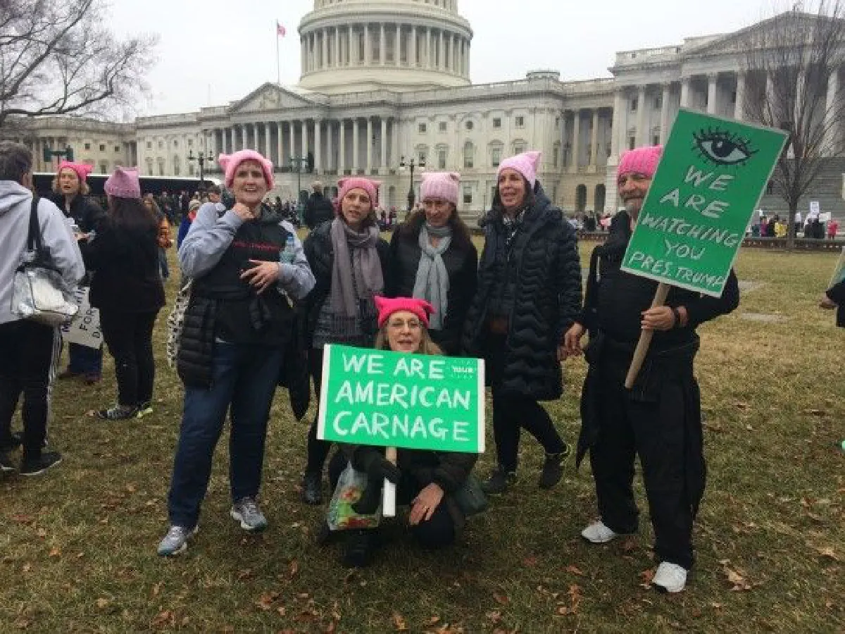 ผู้หญิงทั่วโลกลุกขึ้นประท้วง ต้านประธานาธิบดีทรัมป์