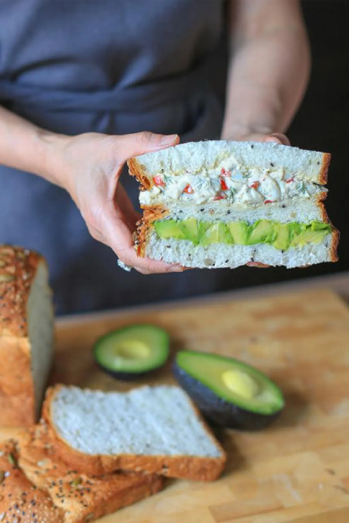 Cold Sandwiches แซนด์วิชสลัดปูอโวคาโด