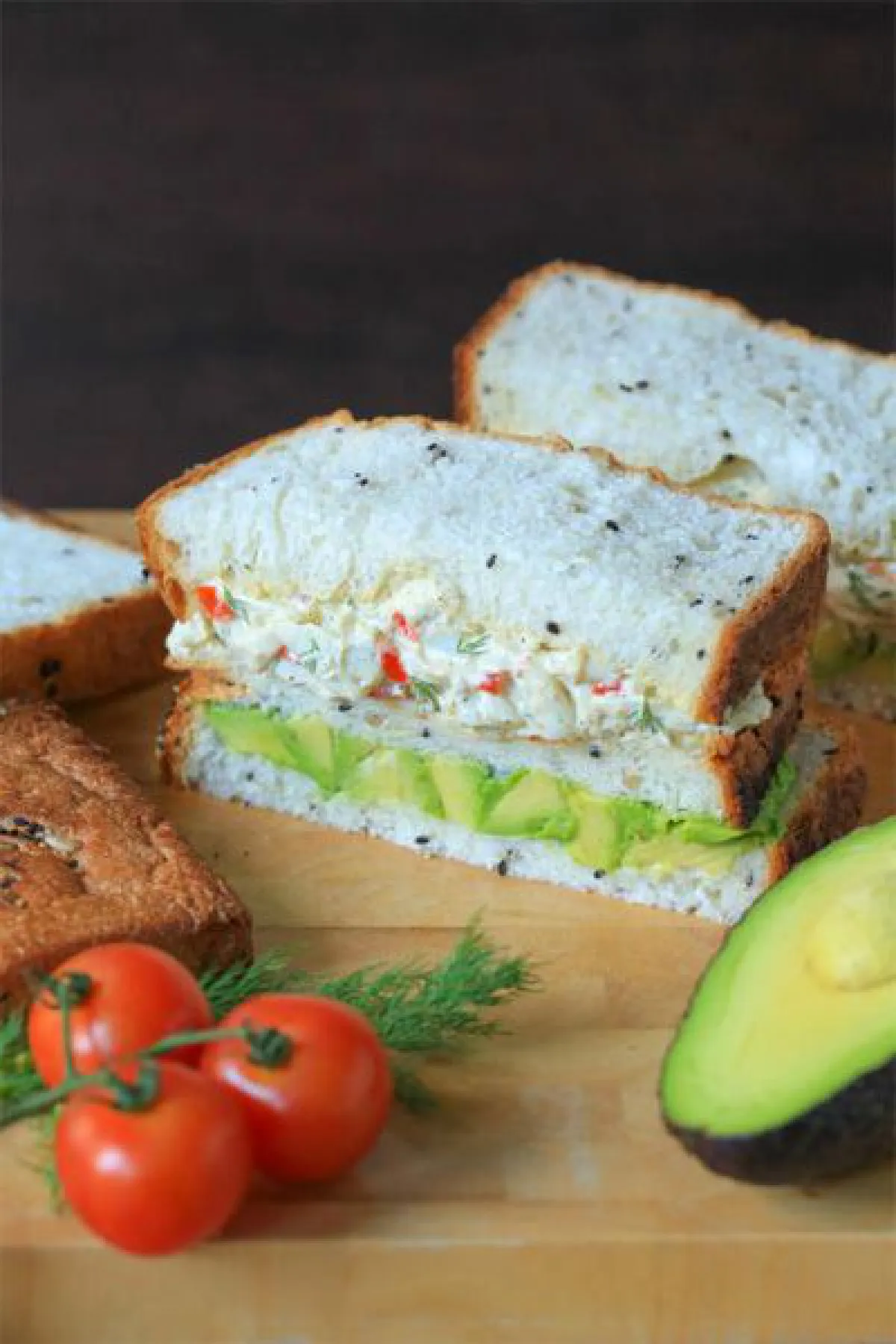 Cold Sandwiches แซนด์วิชสลัดปูอโวคาโด