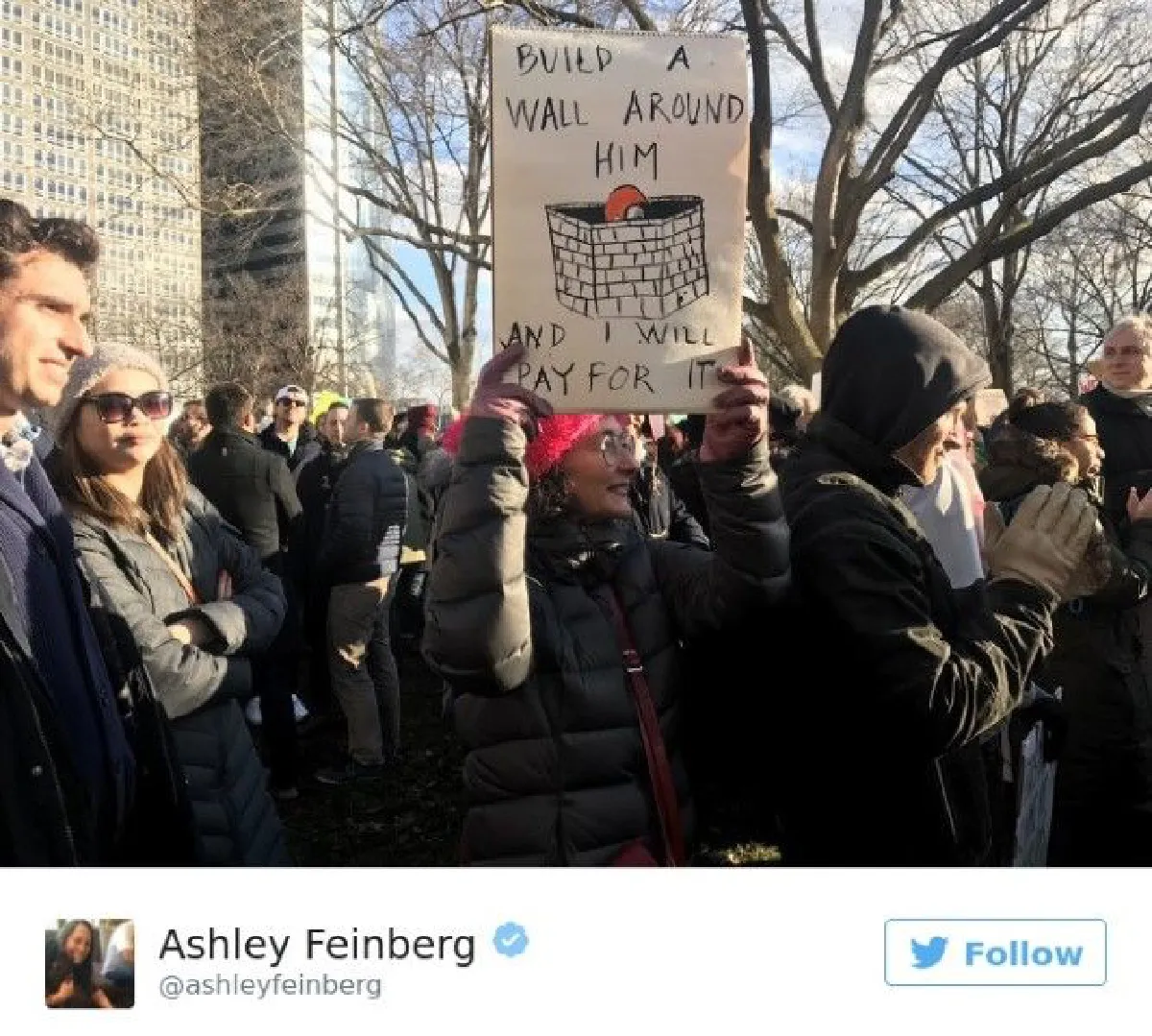 ชมป้ายประท้วงโดนๆ จากการชุมนุมต้านคำสั่งแบนของทรัมป์
