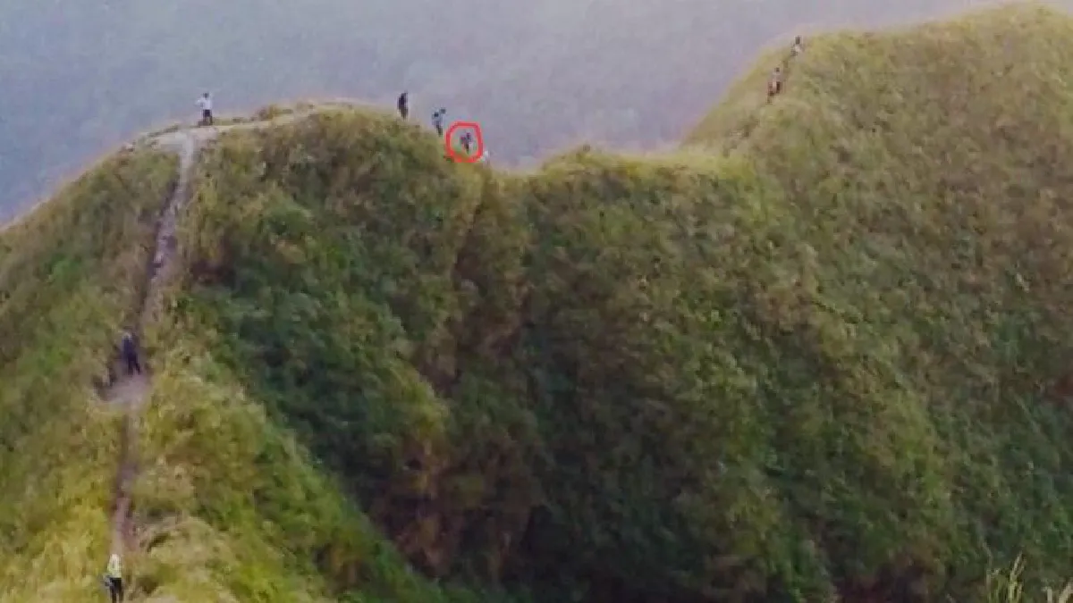 ภาพนาทีชีวิต!นักท่องเที่ยวลื่นไถลตกเขาช้างเผือก