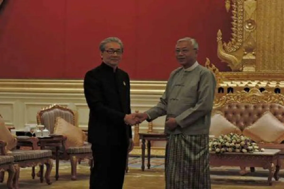 "สมคิด" พบประธานาธิบดีเมียนมา - ซู จี