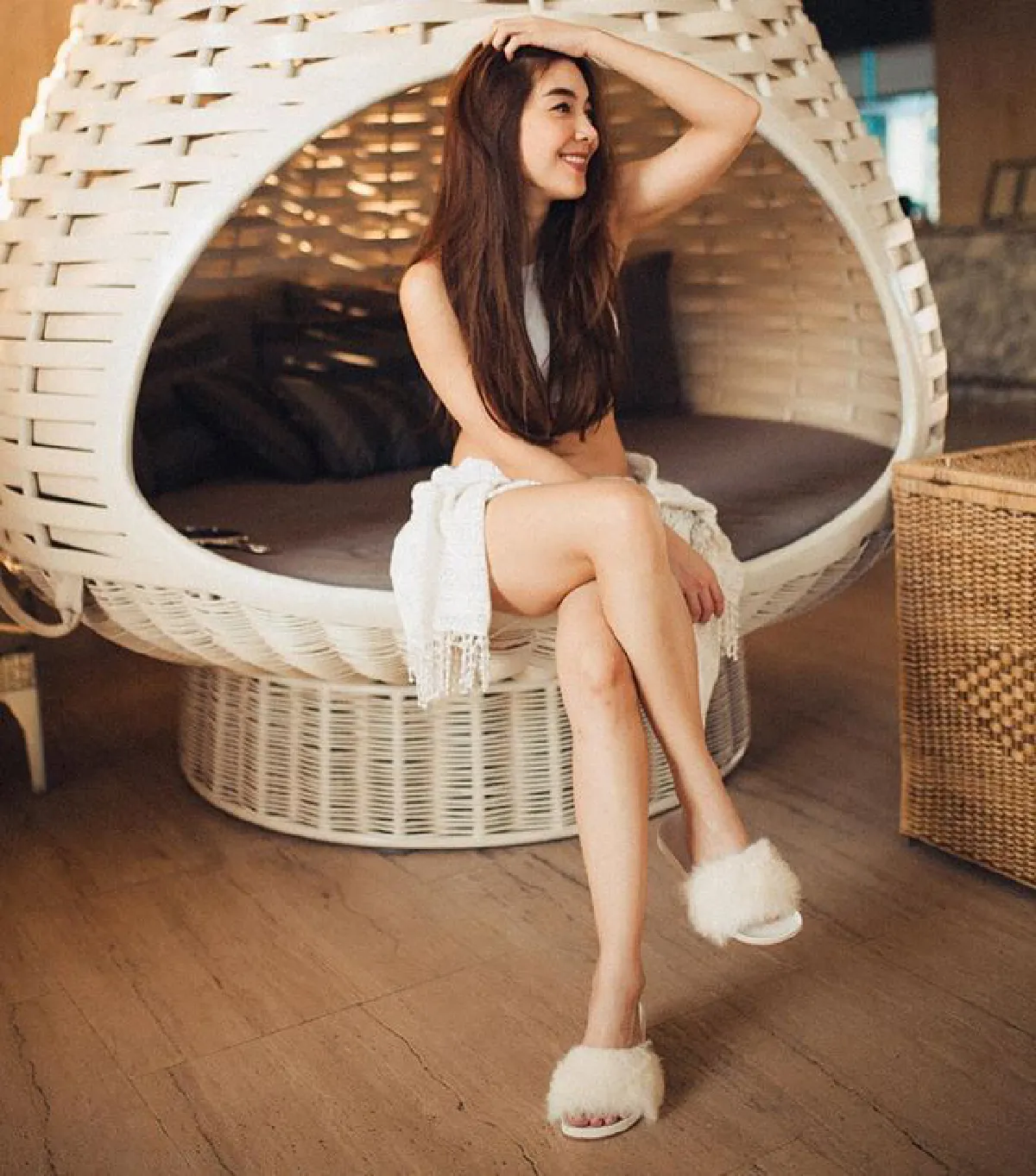 โสดแล้วแซ่บได้! วุ้นเส้น ถ่ายแฟชั่นชุดว่ายน้ำอวดผิวขาวโบ๊ะ