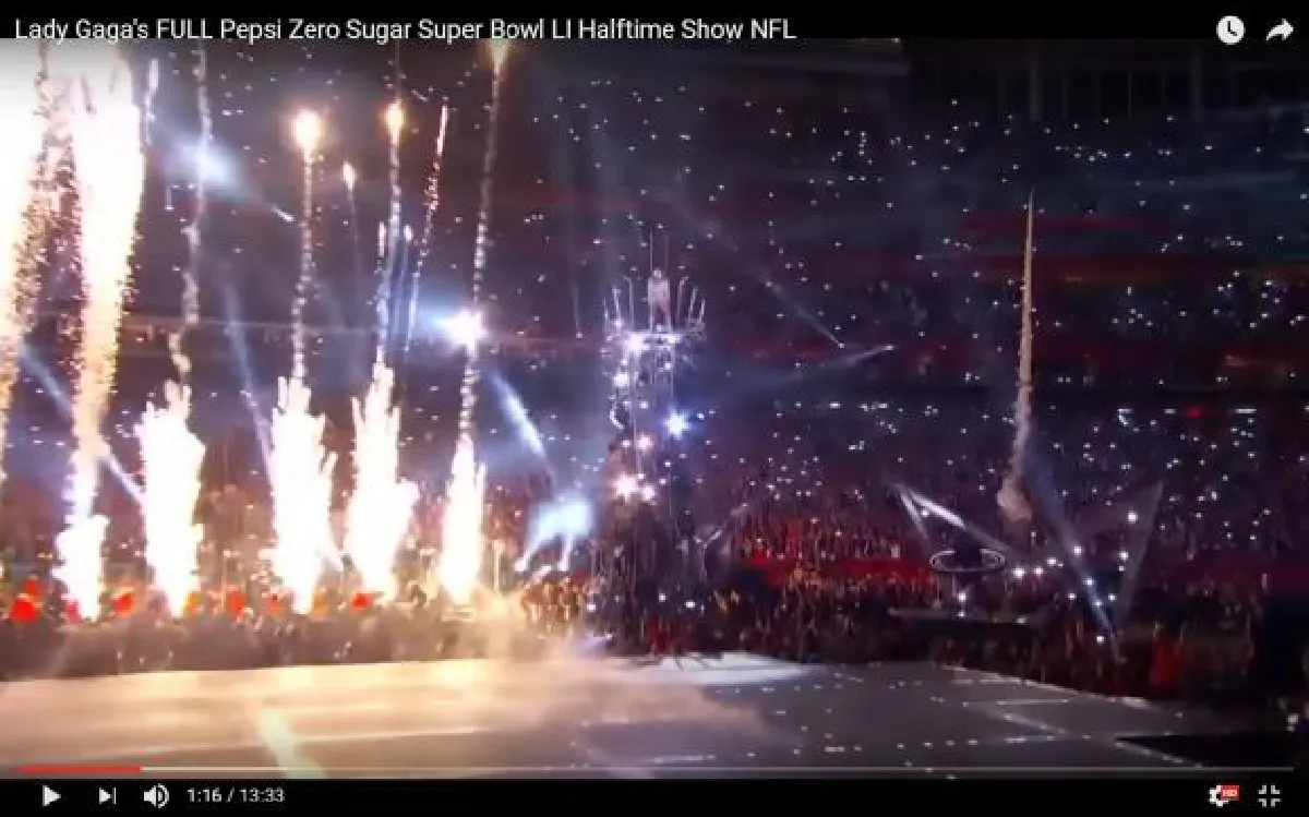 Lady Gaga's Superbowl halftime show