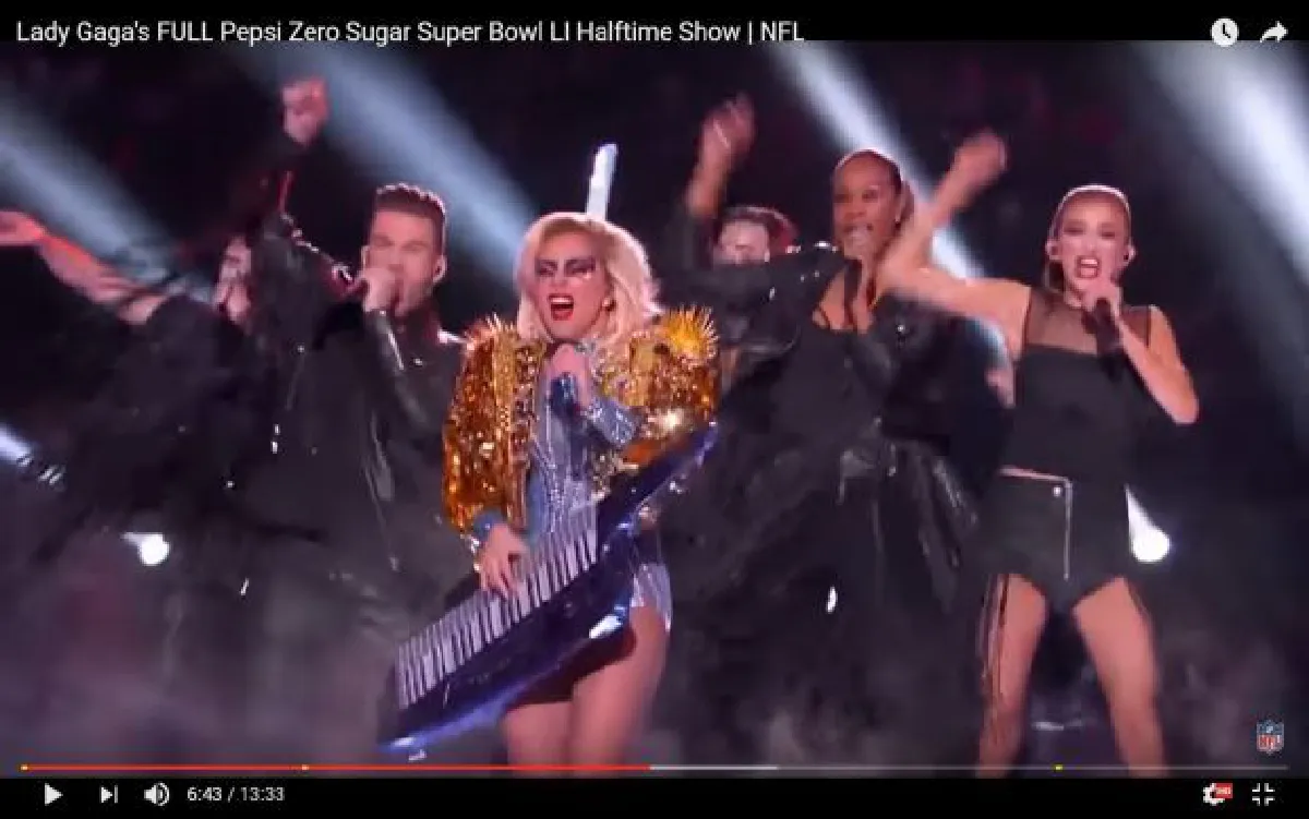 Lady Gaga's Superbowl halftime show