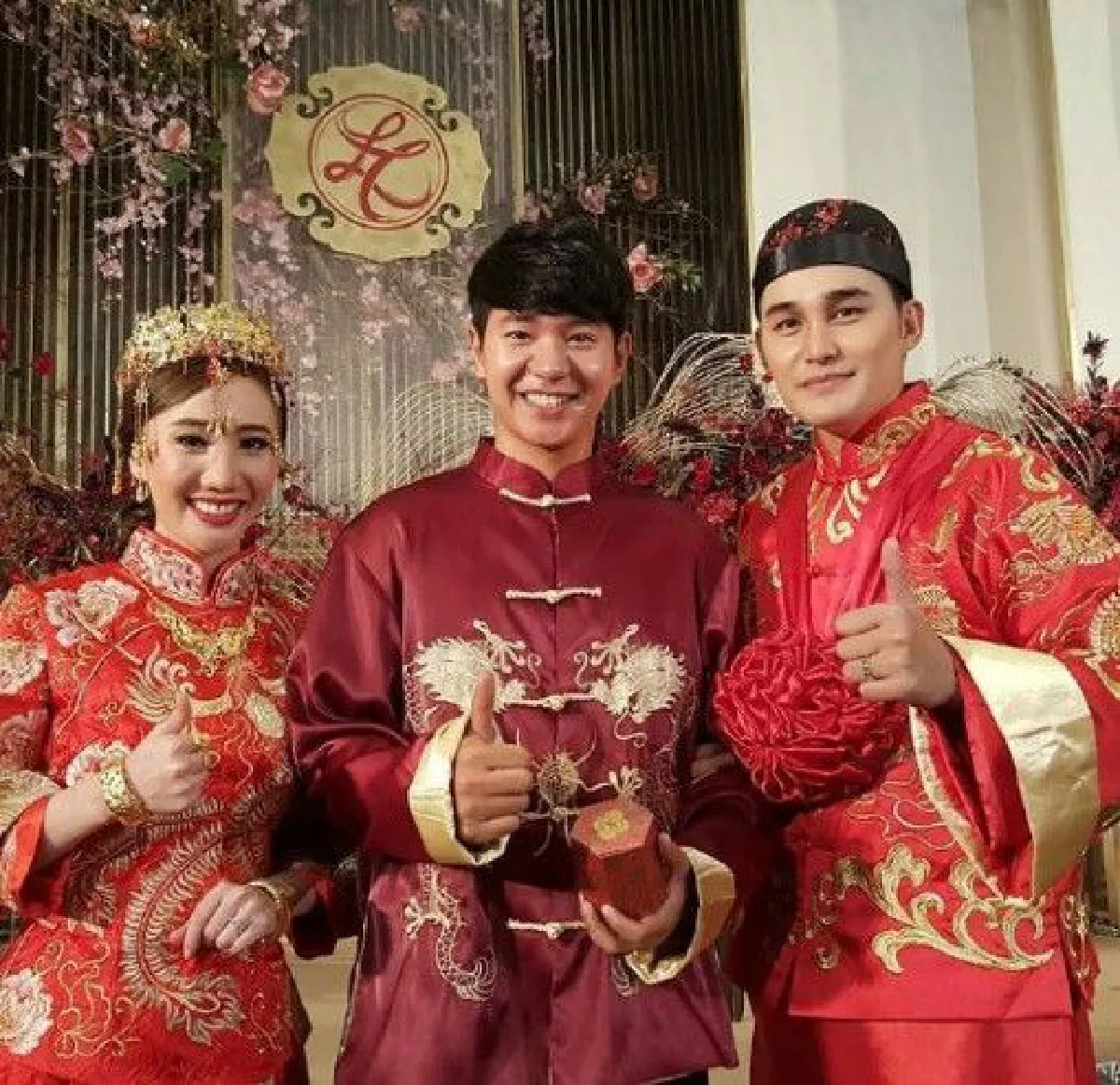 "เตชินท์" วิวาห์สไตล์จีนสุดอลังกับ "หลิน" แฟนสาวนอกวงการ