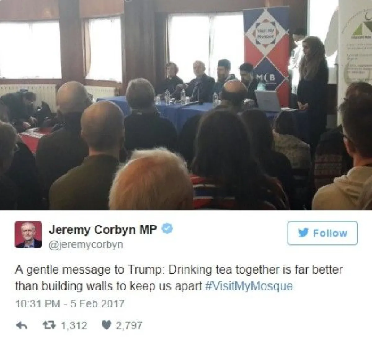 ชาวมุสลิมในสหราชอาณาจักรเปิดมัสยิด รับแคมเปญ #VisitMyMosque