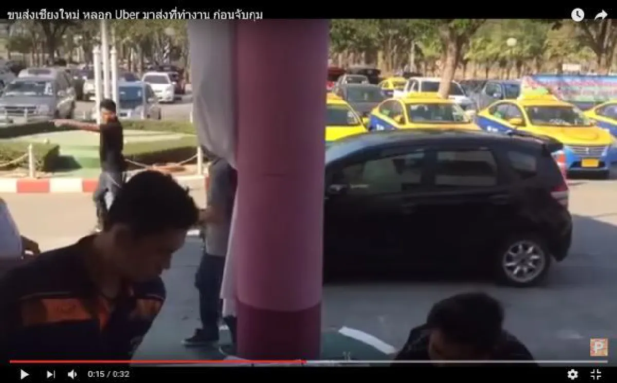 Uber vs. taxis showdown in Chiang Mai