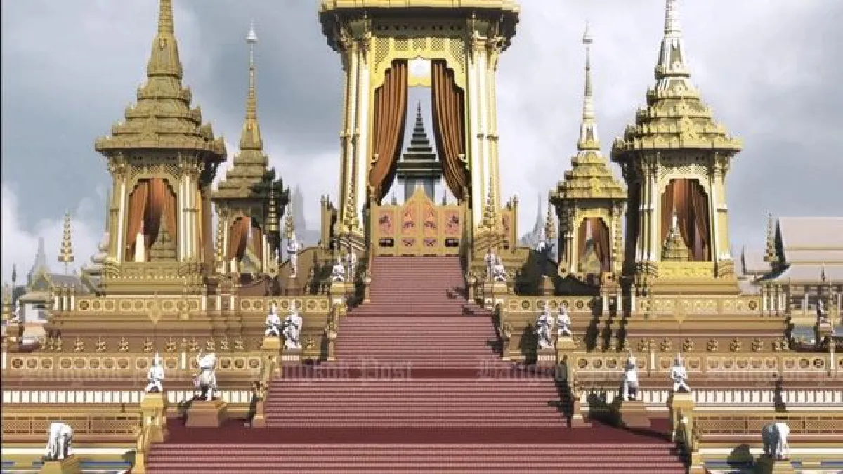 Royal Crematorium: 500 statues sculpted by craftsmen