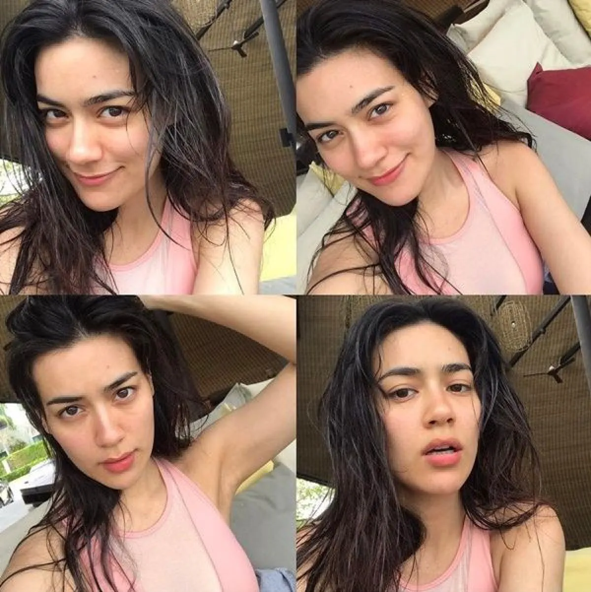 คิมเบอร์ลี่ โชว์หน้าสดสวยใสสุขภาพดี หลังออกกำลังกาย