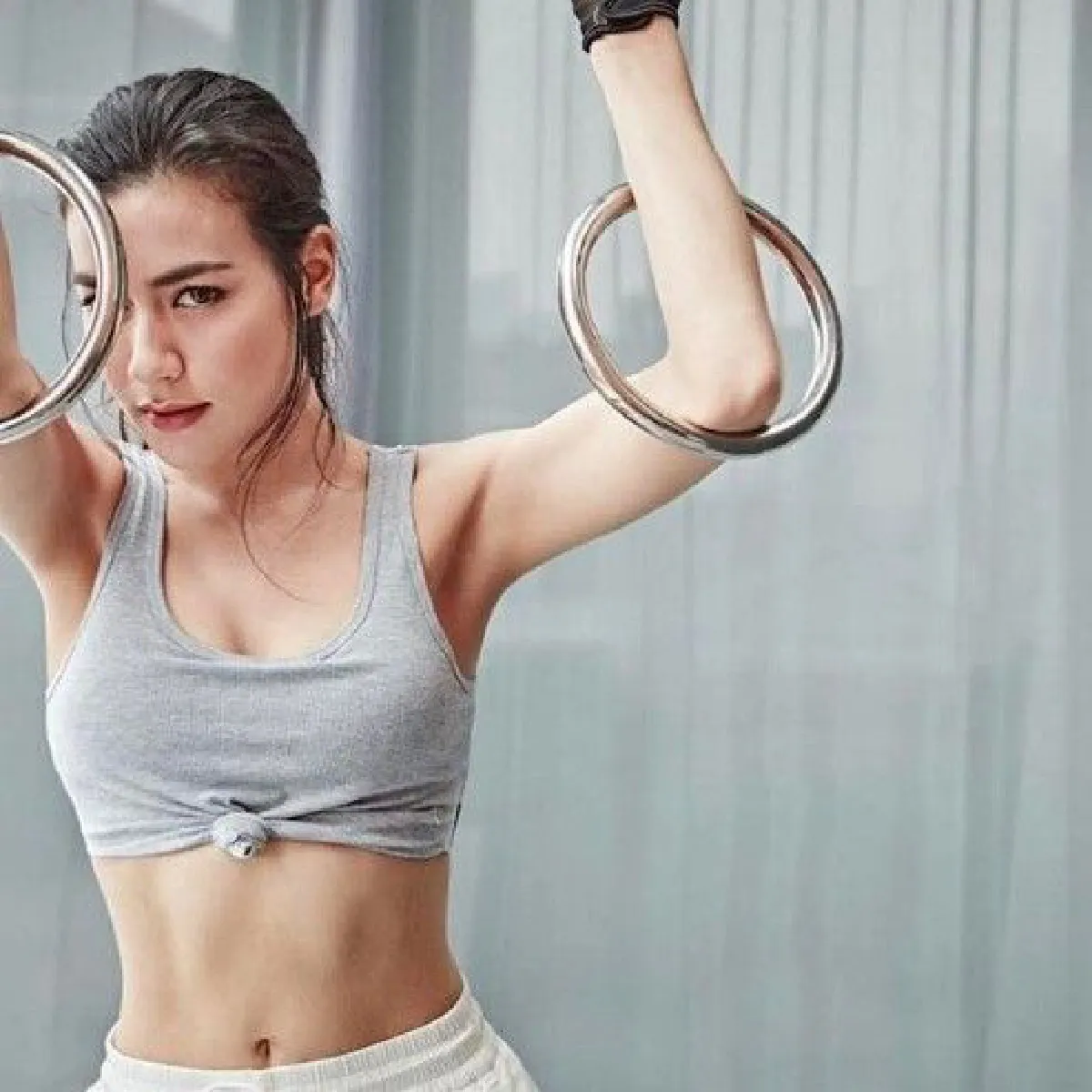 คิมเบอร์ลี่ โชว์หน้าสดสวยใสสุขภาพดี หลังออกกำลังกาย