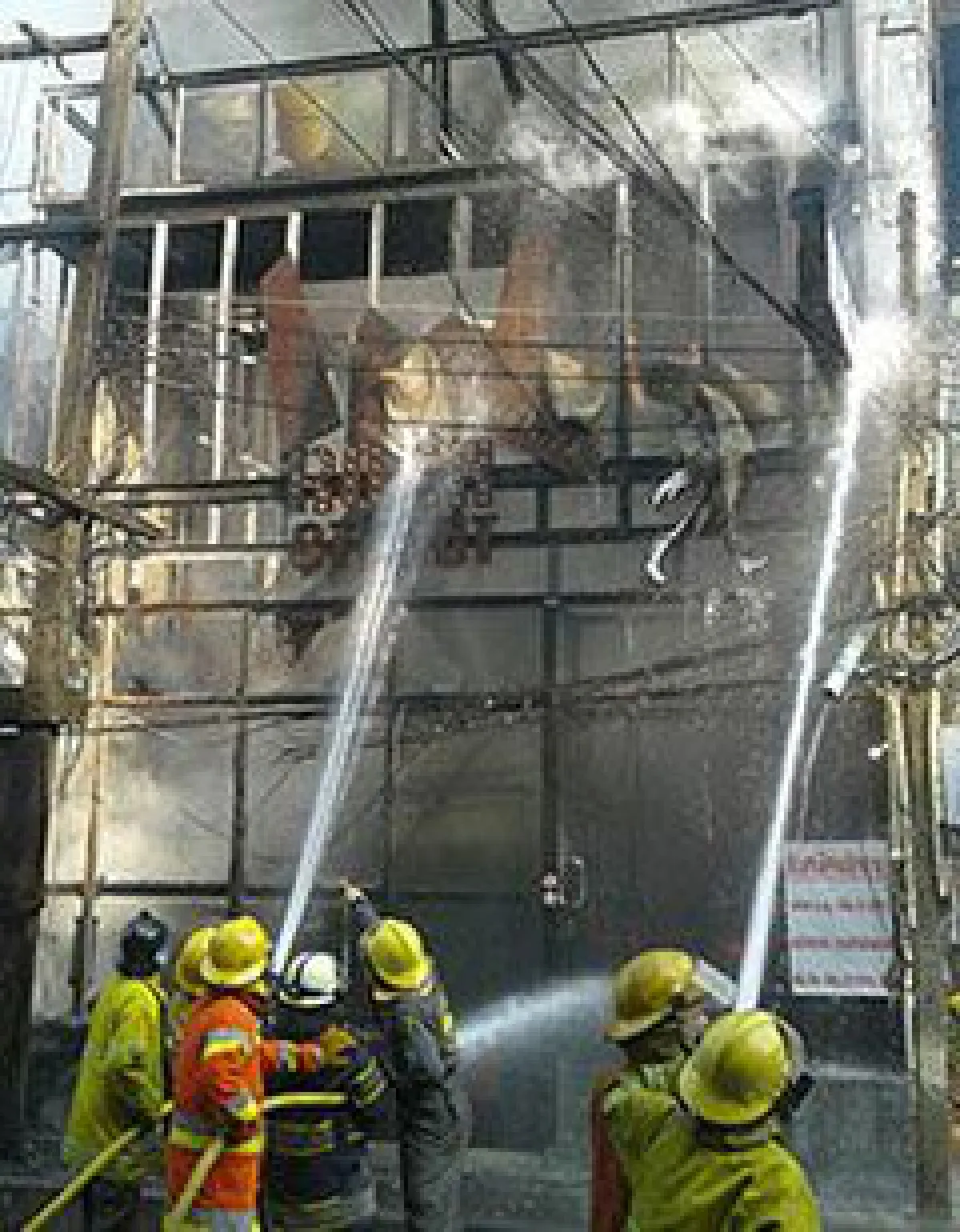 Transformer explodes, destroys shops in Pattaya