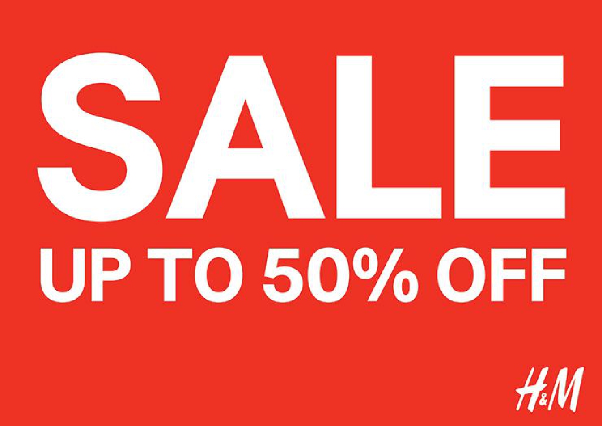 H&M MID SEASON SALE ลดสูงสุด 50% H&M MID SEASON SALE ลดสูงสุด 50%