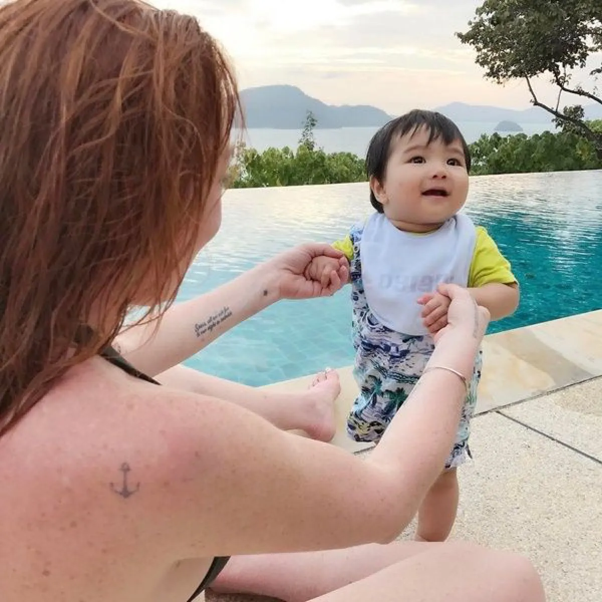น้องดีแลน ลูกชายลิเดีย ได้พี่เลี้ยงคนใหม่ระดับซุปตาร์ ลินด์เซย์ โลฮาน