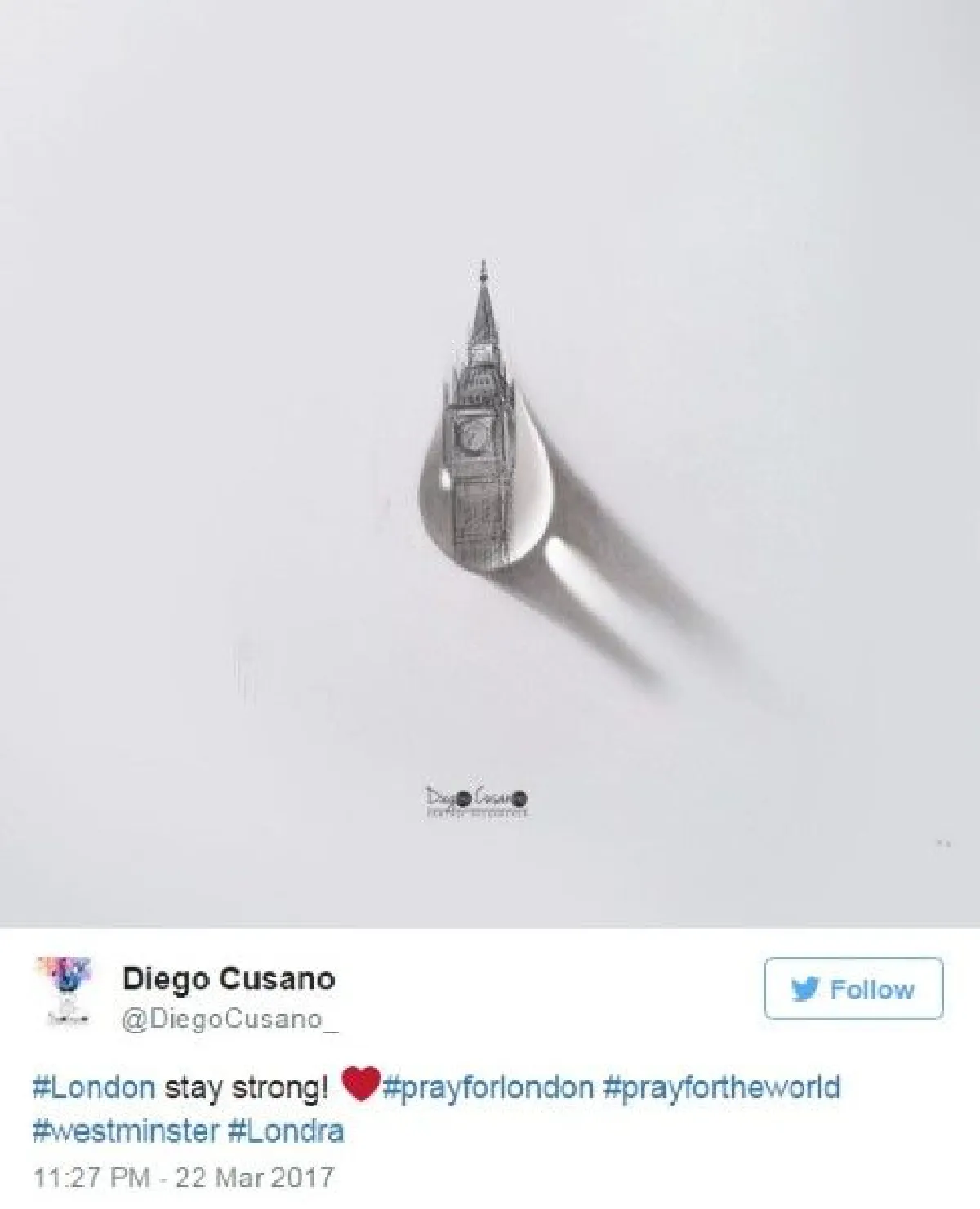 "เราไม่กลัวก่อการร้าย" ชาวลอนดอนรวมใจแสดงความแข็งแกร่งบนโลกออนไลน์