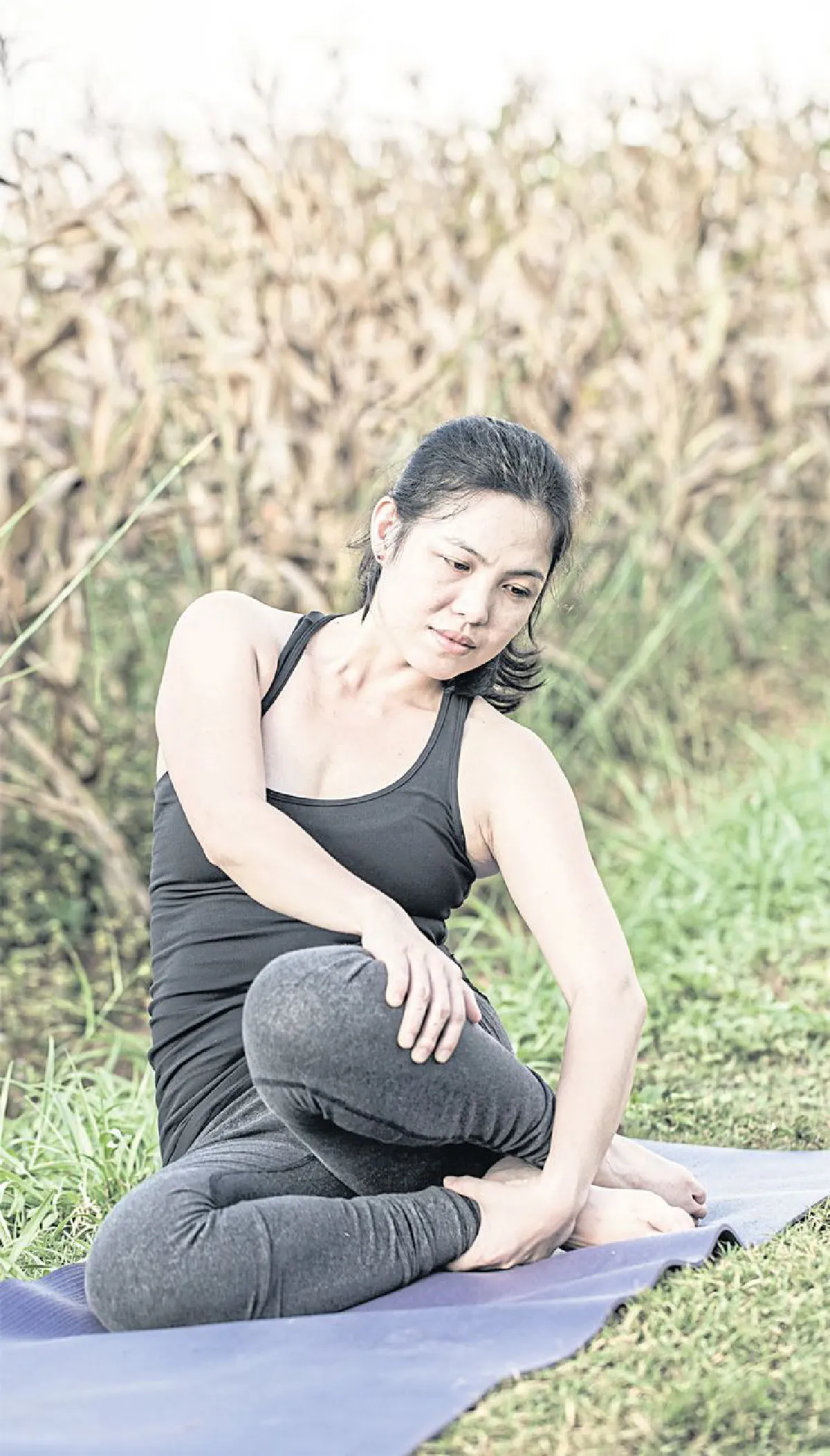 Modified Bharadvajasana