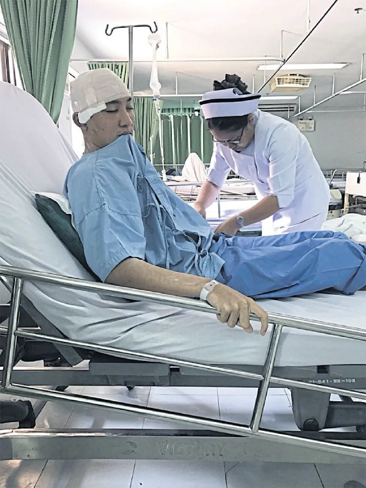 พีรศิษย์ เรืองดิษฐ์ เจอลูกหลงวัยรุ่นตีกันไม่ทันรู้ตัว