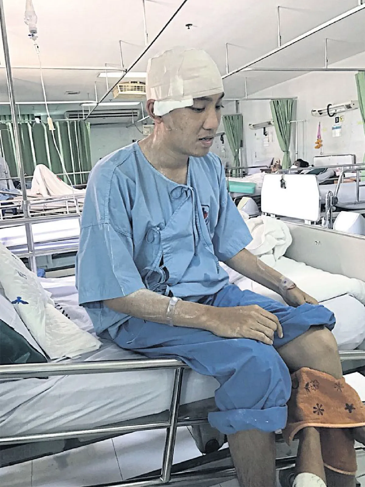พีรศิษย์ เรืองดิษฐ์ เจอลูกหลงวัยรุ่นตีกันไม่ทันรู้ตัว
