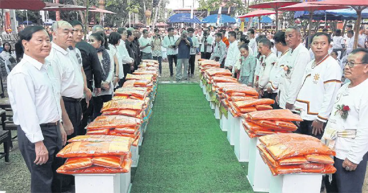 มรภ.เชียงราย จัดบวชเณร ถวายสมเด็จพระเทพฯ 2,547 รูป