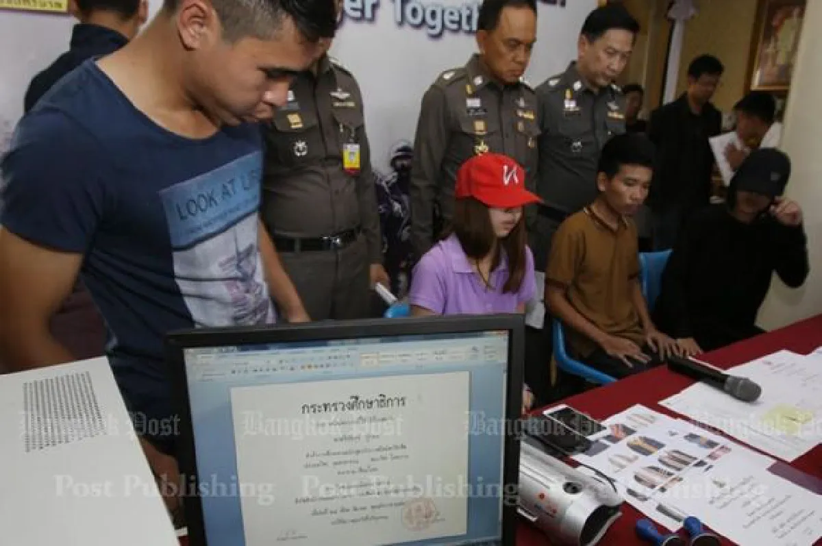 Police go after fake education document makers