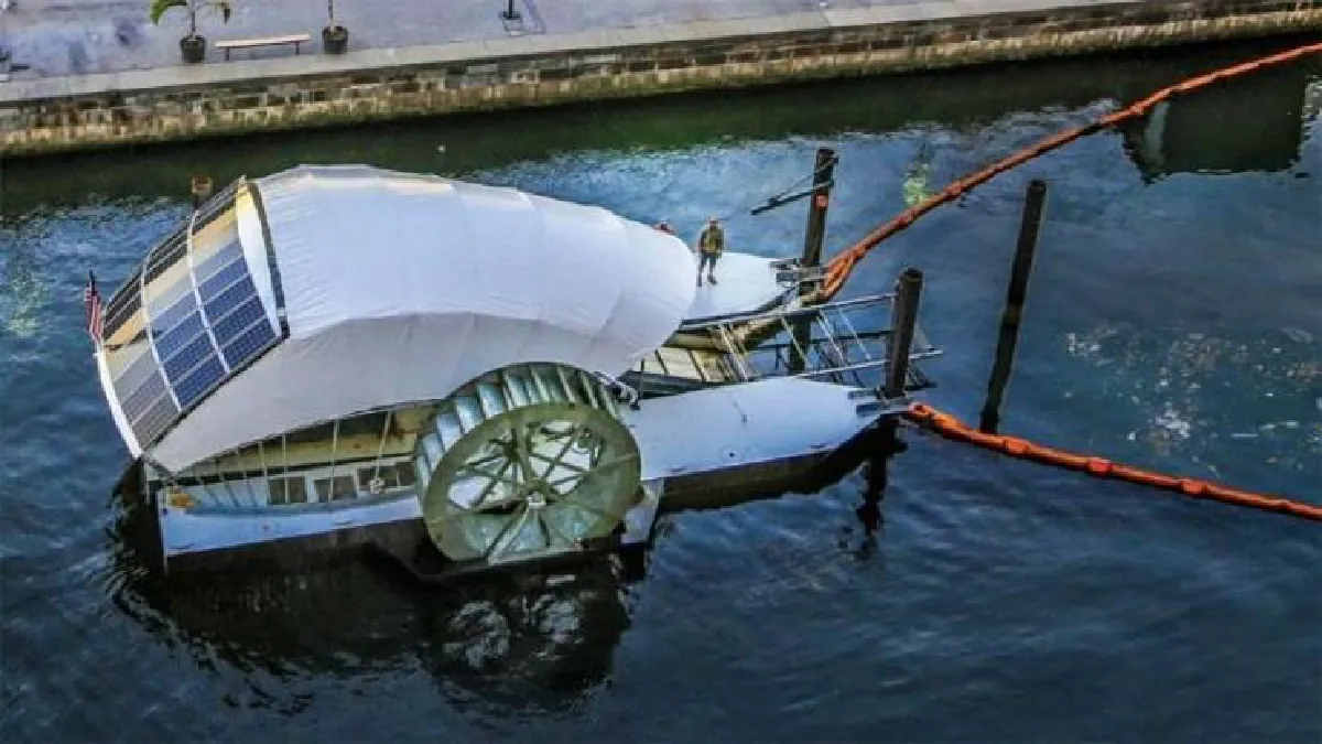 ‘Mr.Trash Wheel’ ผู้ทำให้แม่น้ำสะอาดอีกครั้ง