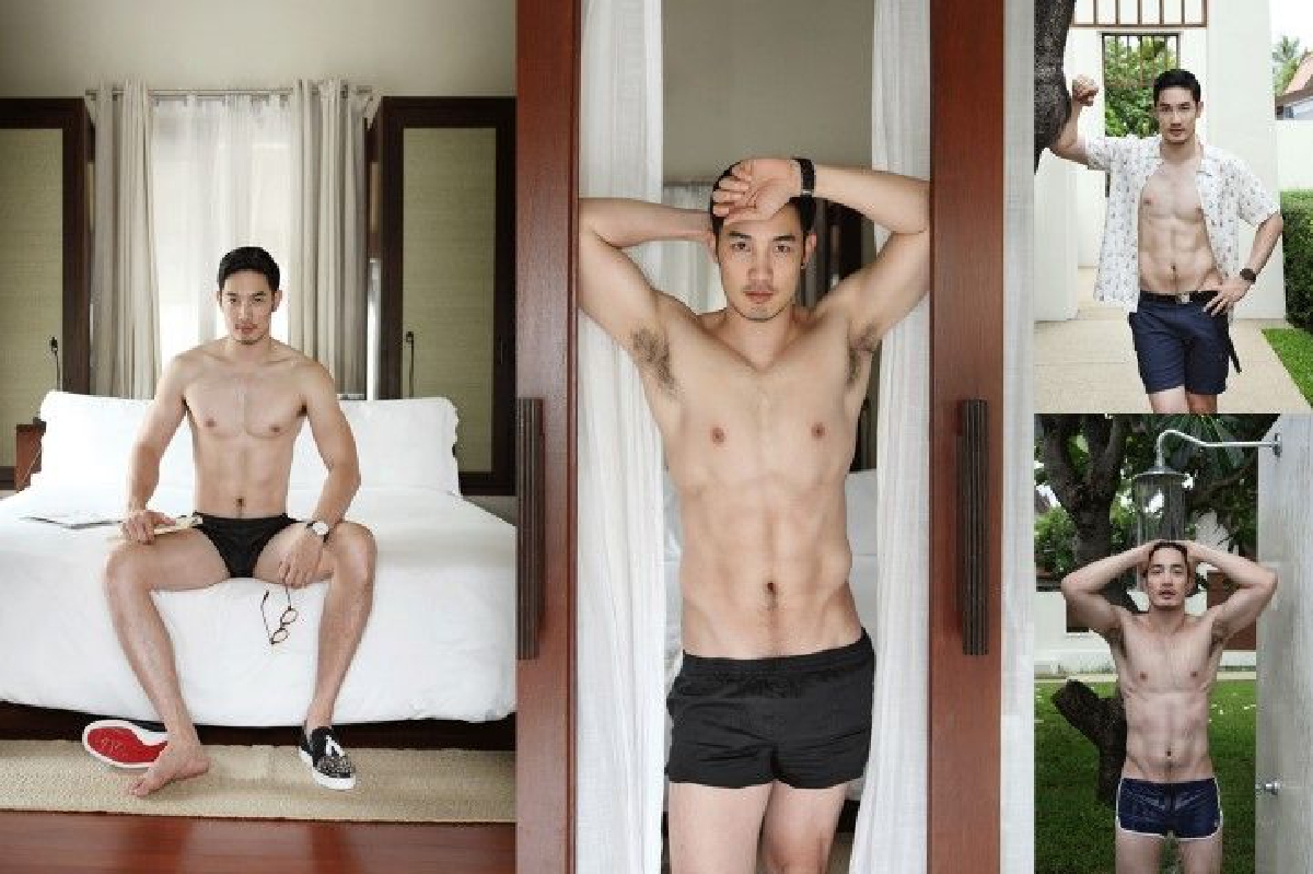 หล่อตี๋งานดีมาก! อ้วน รังสิต สลัดผ้าอวดหุ่นล่ำโชว์ซิกแพคเน้นๆ หล่อตี๋งานดีมาก! อ้วน รังสิต สลัดผ้าอวดหุ่นล่ำโชว์ซิกแพคเน้นๆ