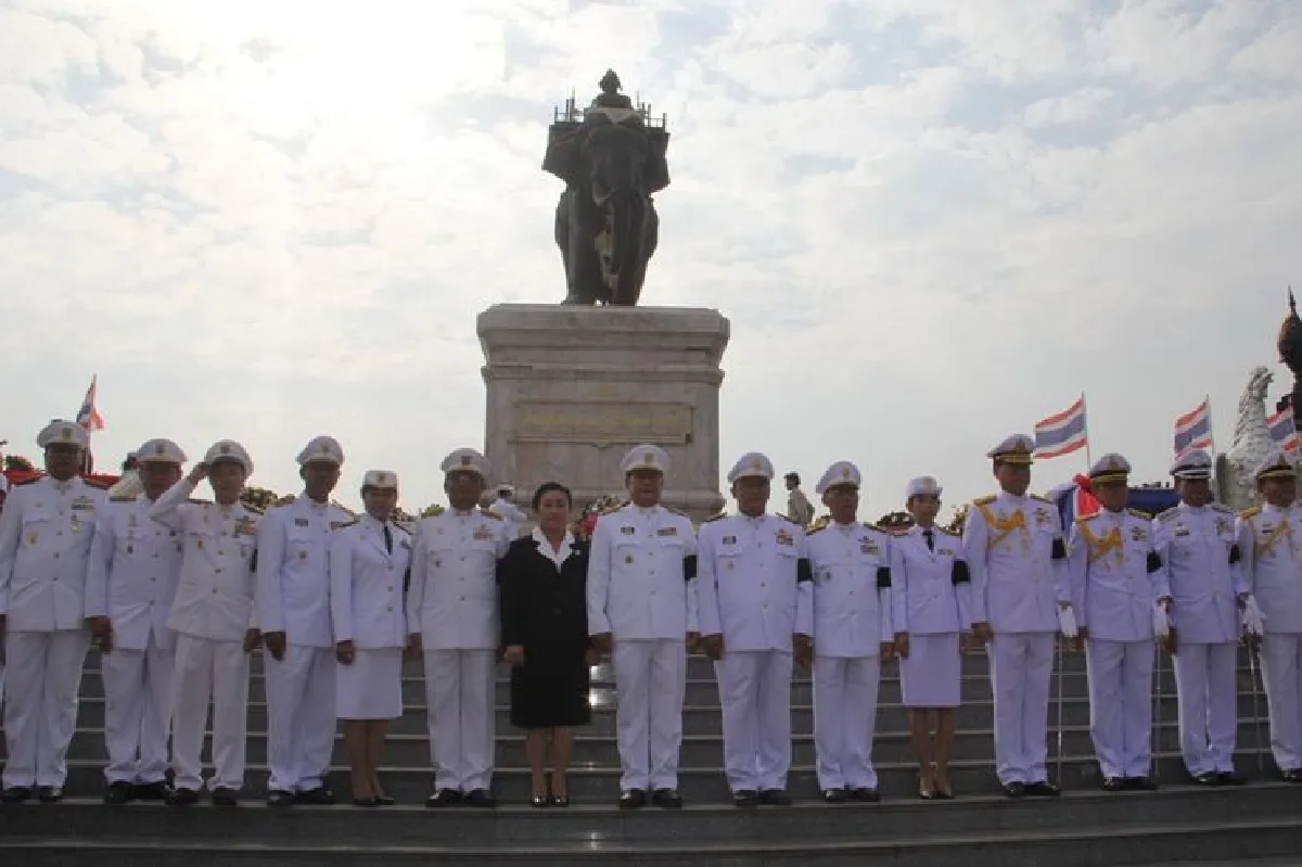 กาญจน์ถวายสักการะวันสวรรคตพระนเรศวร