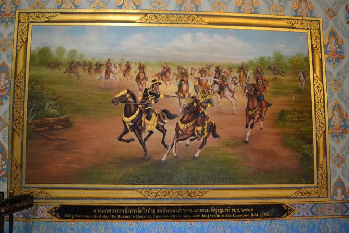 ชมภาพจิตรกรรมเล่าเรื่อง"องค์ดำ"เนื่องในวันสวรรคต