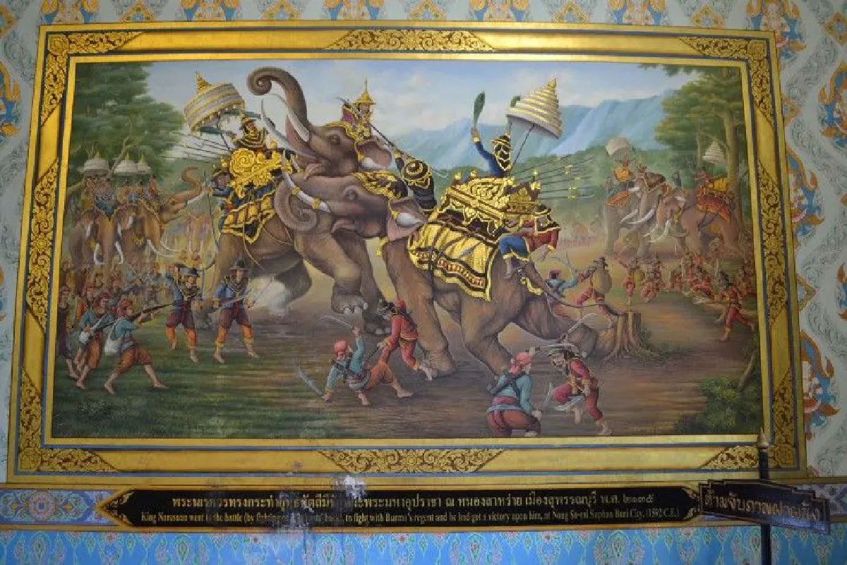 ชมภาพจิตรกรรมเล่าเรื่อง"องค์ดำ"เนื่องในวันสวรรคต