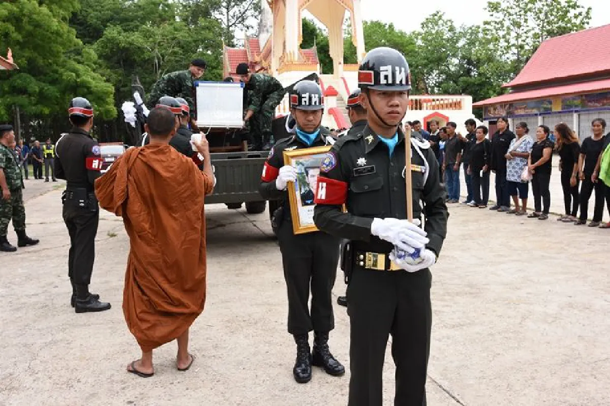 ศพทหารพรานถูกลอบบึ้มที่จะแนะถึงบ้านเกิด