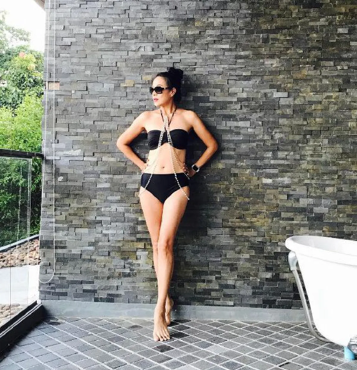 เป๊ะไม่เปลี่ยน! "กบ ปภัสรา" อวดหุ่นแซ่บผ่านไอจี