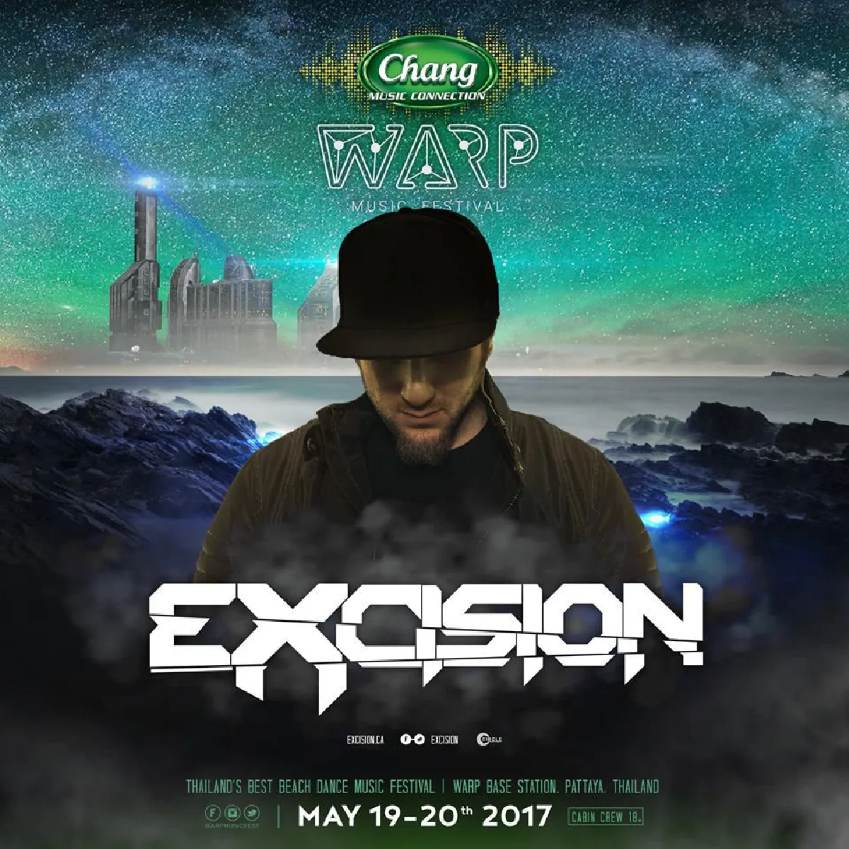 ชาวอีดีเอ็มเฮเตรียมขึ้นยาน WARP Music Festival 2017