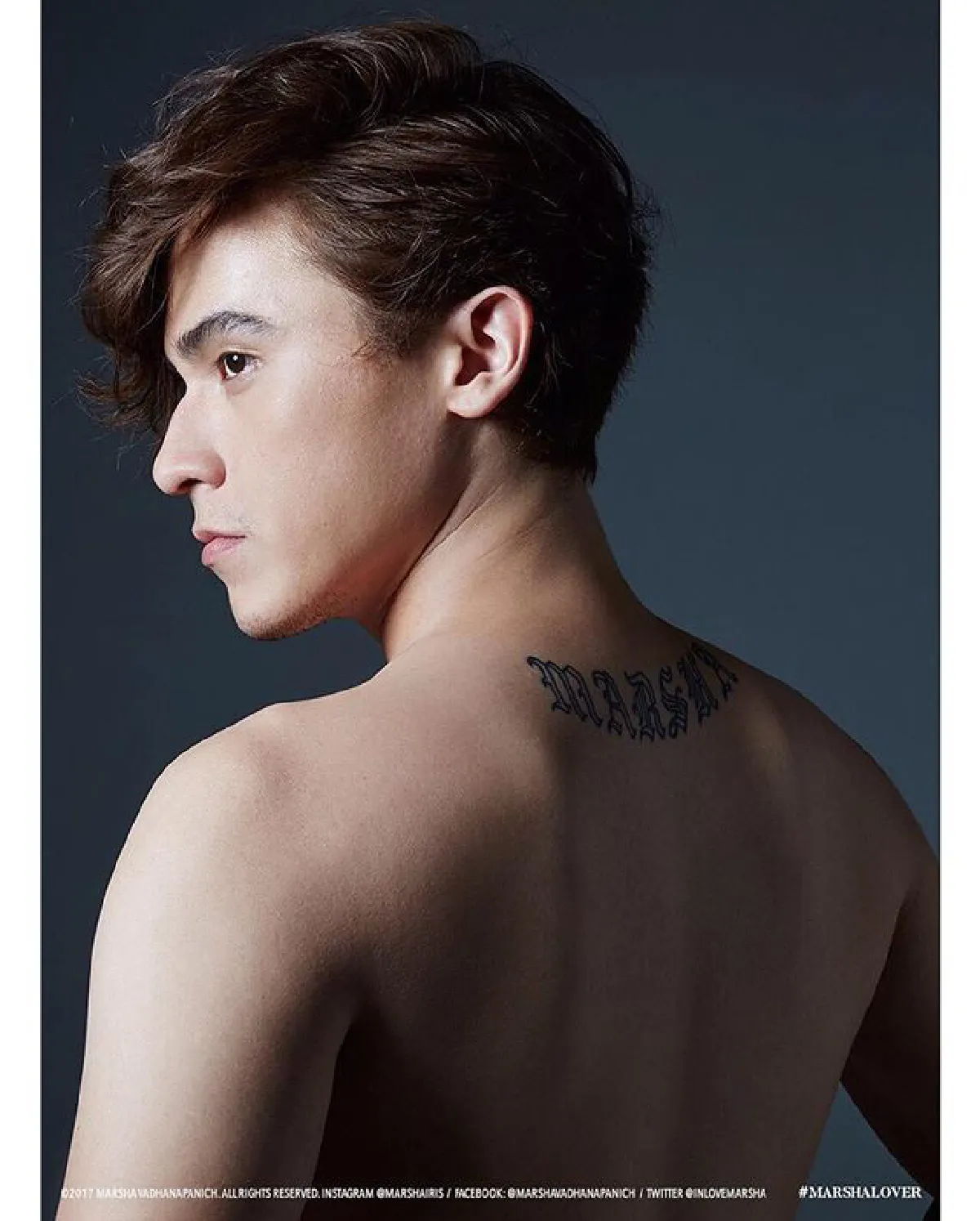 เห็นแล้วปลื้ม! มาช่า แซวลูกชายเข้าใจเลือก..สักชื่อคุณแม่ที่แผ่นหลัง