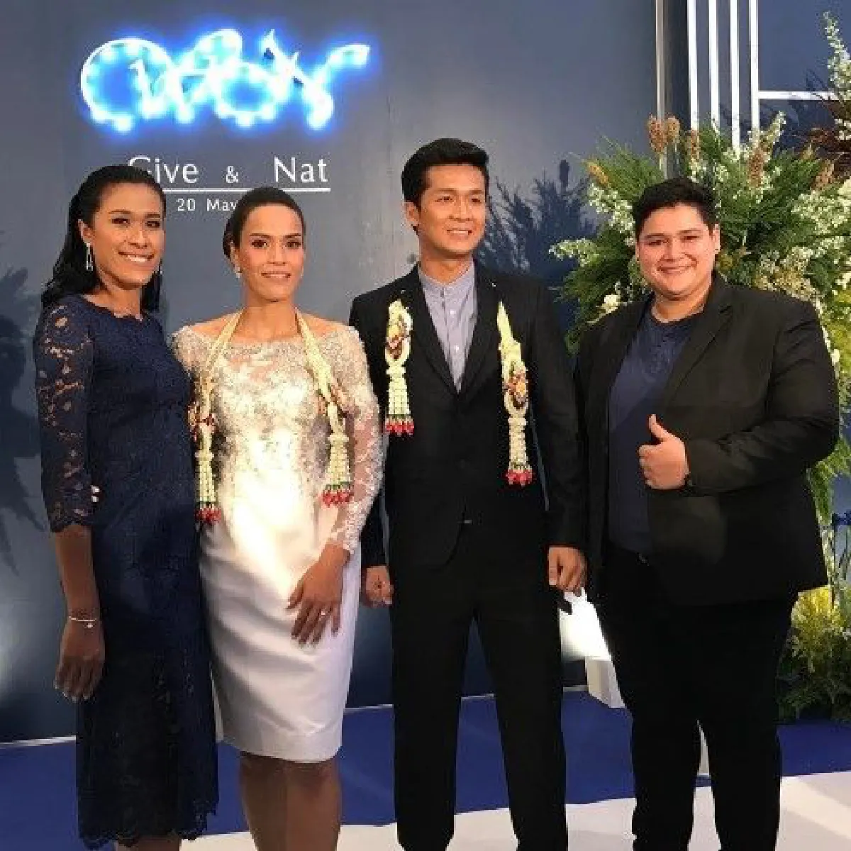 ชื่นมื่น! ทีมนักตบลูกยางสาวร่วมฉลองวิวาห์ "กัปตันกิ๊ฟ"