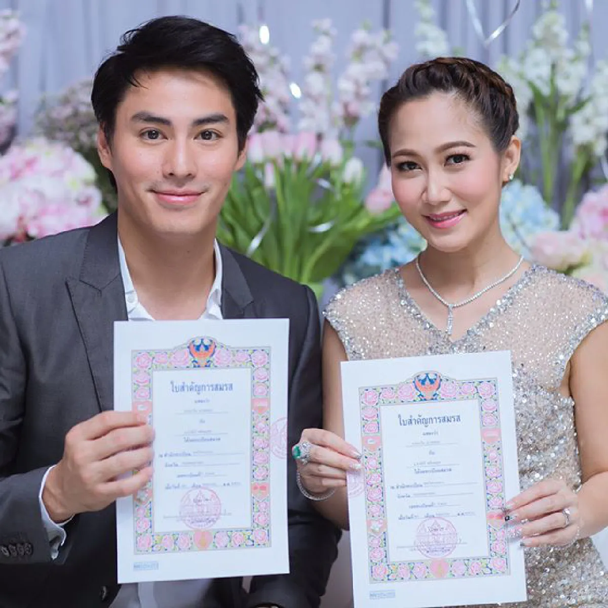 นาวินต้าร์ ควง น้ำหวาน จัดปาร์ตี้น่ารักอบอุ่นฉลองจดทะเบียนสมรส