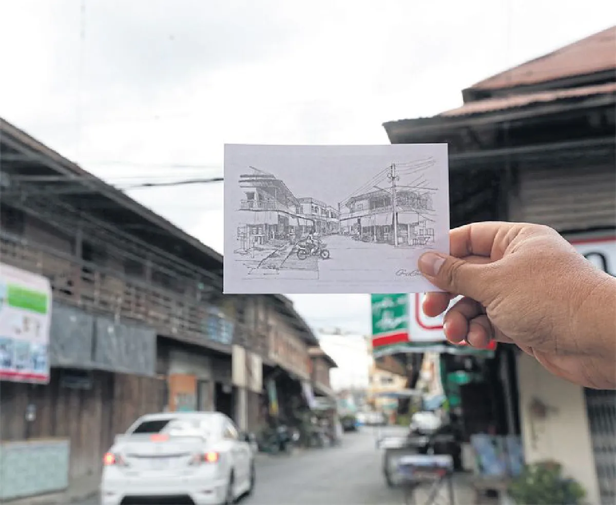 ตามหาบ้านในโปสการ์ด ‘บ้านท่าม่วง’