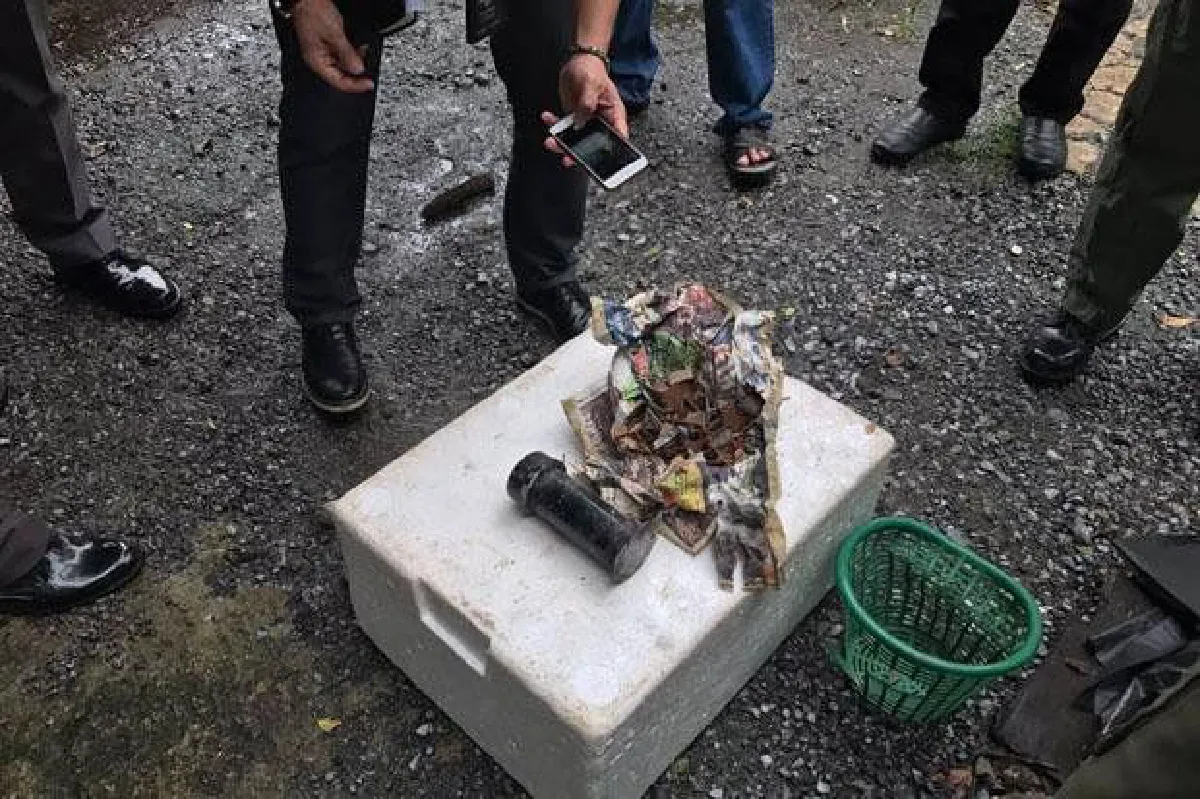 Another pipe bomb found