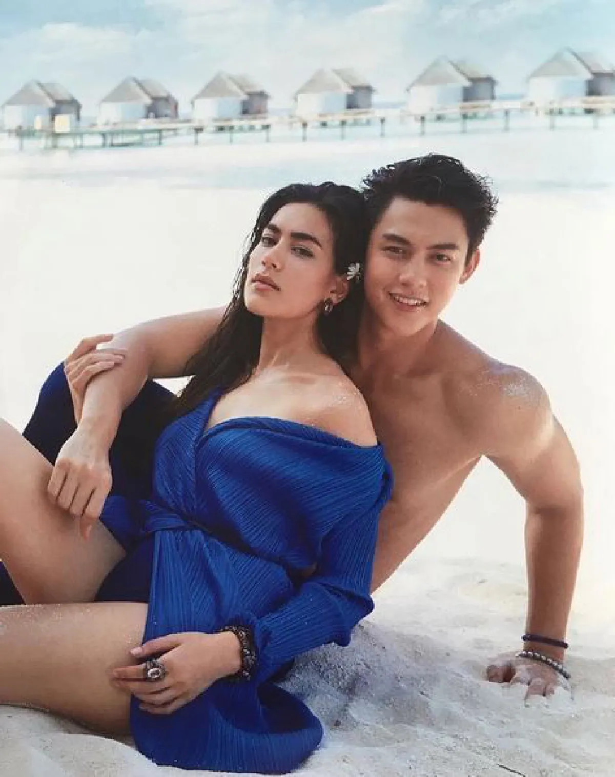 หวานละมุน! หมาก-คิมเบอร์ลี่ ควงคู่ถ่ายแบบคู่รักที่มัลดีฟส์