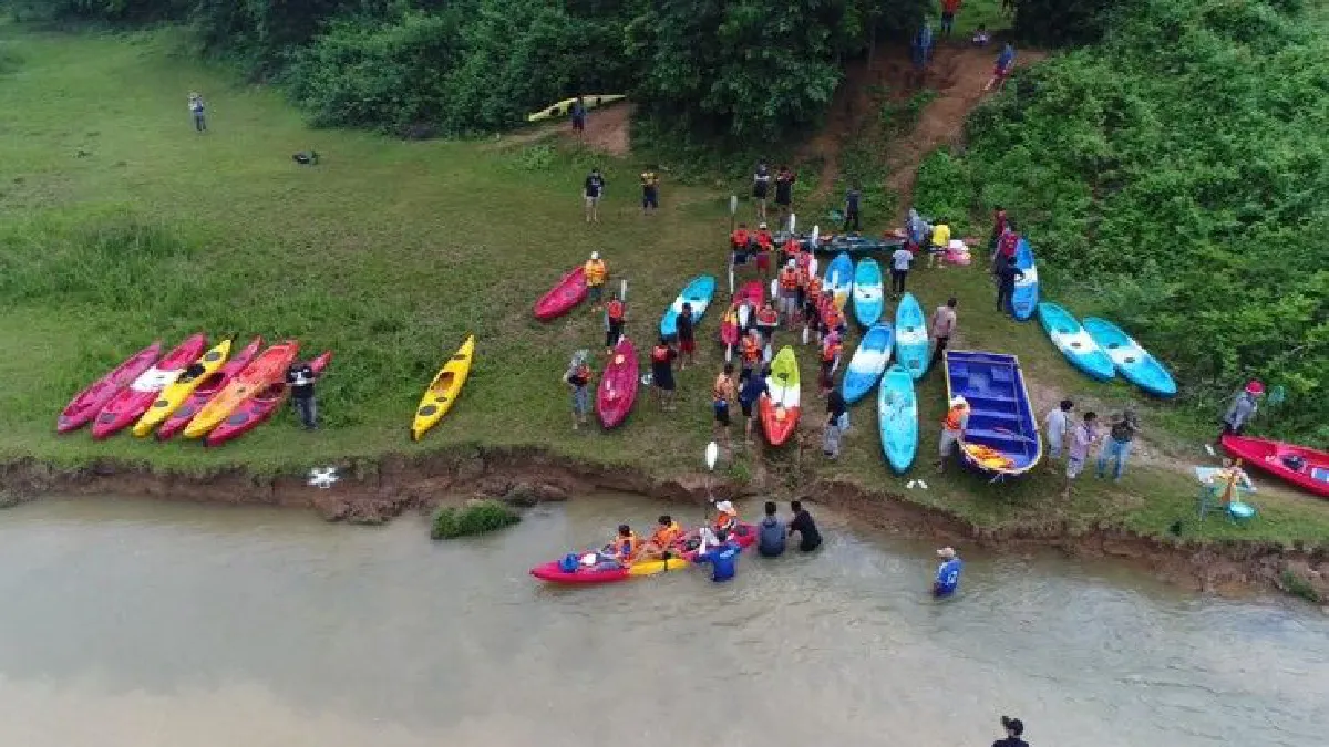 เปิด "คลองสียัด" เส้นทางท่องเที่ยวใหม่ 60 เรือคายัคปลุกชีวิตลำน้ำ "บางปะกง"
